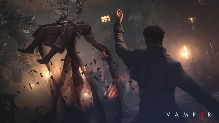 Screenshot of Vampyr gameplay